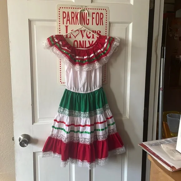 white christmas dresses cinco de mayo DTF main image 0